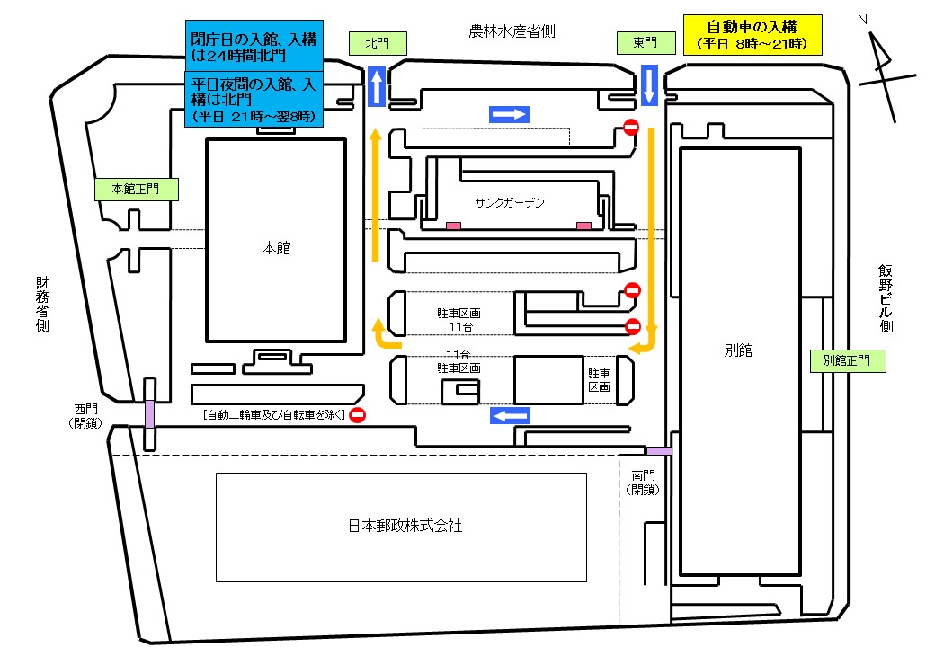 歩行者用案内図