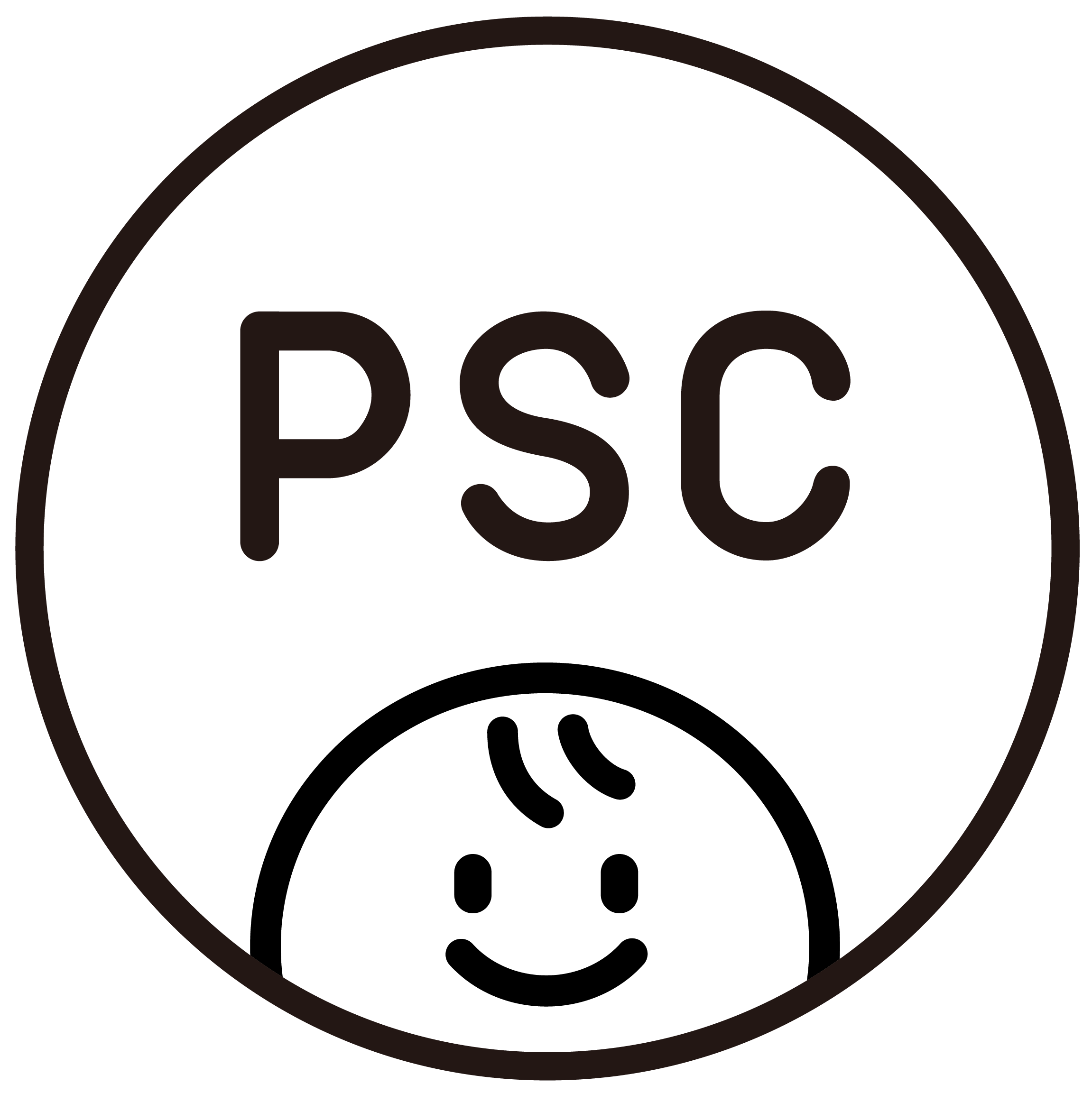 子供PSCマーク(丸形)