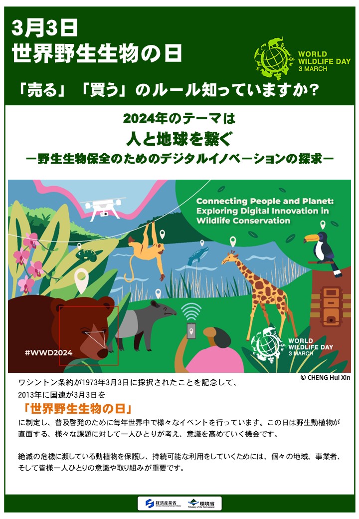 2024年世界野生生物の日