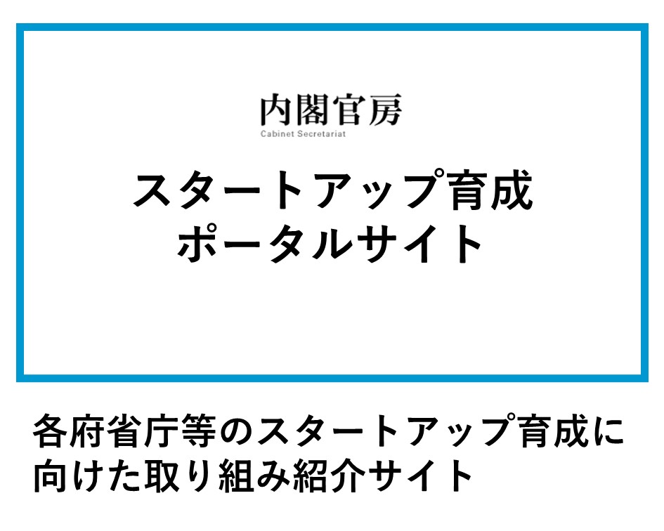 各府省庁等のスタートアップ育成に向けた取組紹介サイト