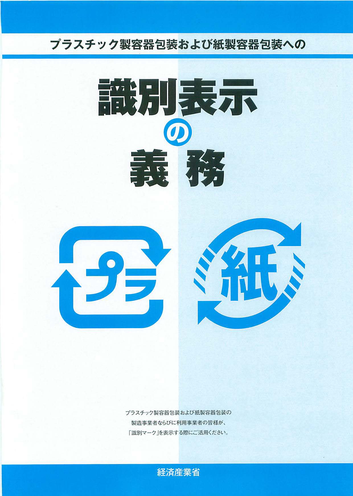 識別表示の義務
