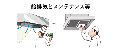 給排気とメンテナンス等