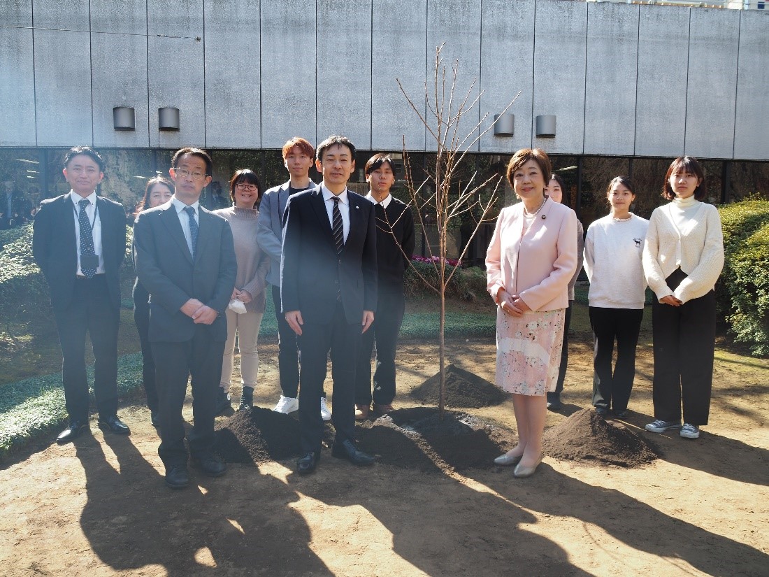 福島県浪江町の桜を植樹しました