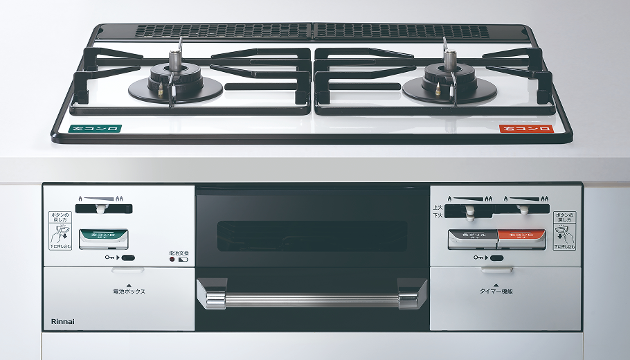 グリル付きビルトインこんろ（セイフルプラス）製品の写真