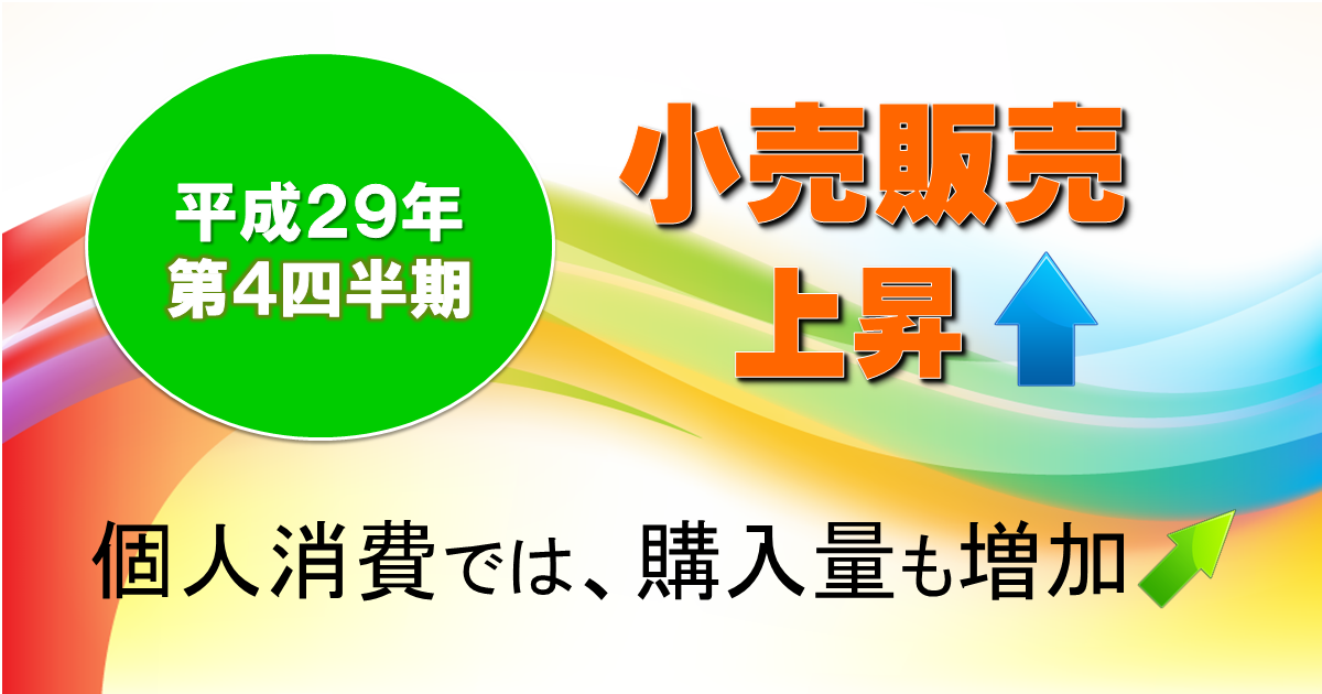 耐久消費財、非耐久消費財のみならず、生活必需分野でも数量が押し上げ要因に。個人消費で少し購入量に上向きの動きが出ている。
2018年3月9日