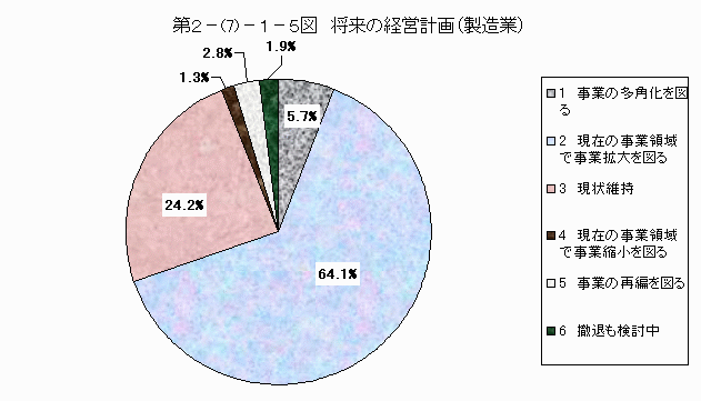 将来の経営計画（製造業）